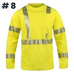 Lakeland FR High Performance L / S Knit Hi-Vis Crew