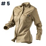 Drifire FR Ladies 5.5 oz TecGen Select L / S Work Shirt