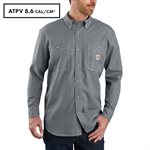 Carhartt FR Force Loose Fit Lightweight Long-Sleeve Button-Front Shirt