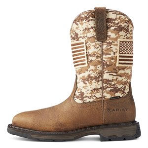 Ariat 11" Workhog Patriot Steel Toe Work Boot