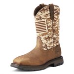 Ariat 11" Workhog Patriot Steel Toe Work Boot