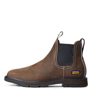 Ariat 6" Groundbreaker Chelsea Wide Square Toe Waterproof Steel Toe Work Boot