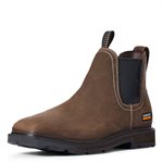 Ariat 6" Groundbreaker Chelsea Wide Square Toe Waterproof Steel Toe Work Boot