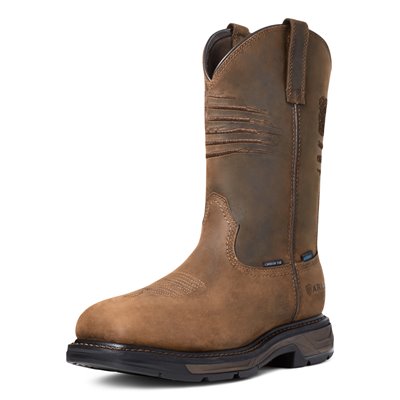 Ariat Workhog Patriot CT Brown Boot