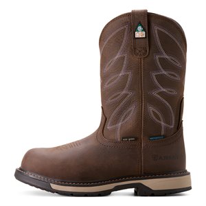 Ariat Ladies 10" Riveter CSA Glacier Grip Waterproof 400g Composite Toe Work Boot