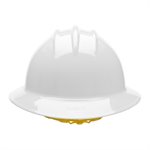 Bullard XL Full Brim Extra Large Hard Hat w / Staz On