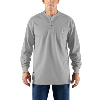 Carhartt FR Force Cotton Long-Sleeve Henley