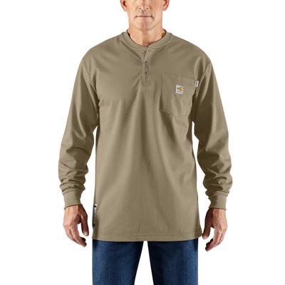 Carhartt FR Force Cotton Long-Sleeve Henley