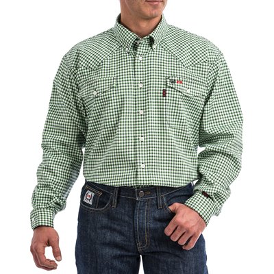 Cinch 6.5 oz FR Western Snap L / S Shirt