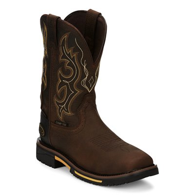 Justin 11" Joist Comp Toe WP Pull On Boot