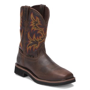 Justin 11" Driller Steel Toe Boot