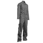 Lapco FR 7 oz Cotton Grey Deluxe Coverall