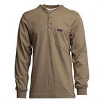 Lapco FR 7 oz Cotton Pyrosafe L / S Henley