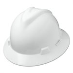 MSA V-Gard Full Brim Hard Hat w / Staz-On Suspension