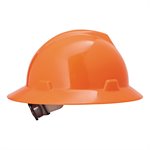 MSA V-Gard Full Brim Hard Hat w / Fas-Trac Suspension