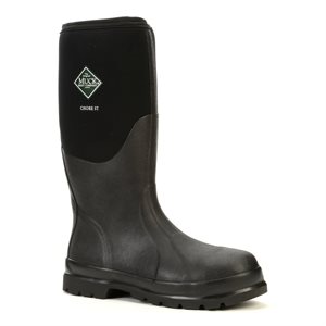 MUCK BLACK CHORE STEEL TOE RUBBER BOOT