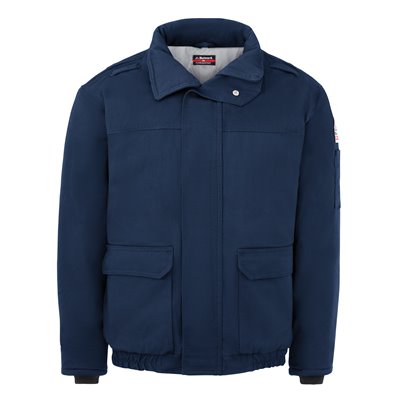 BULWARK FR 7 OZ 88 / 12 NAVY INSULATED BOMBER JACKET