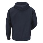 Bulwark FR 12.5 oz Navy Zip-Front Hooded Sweatshirt