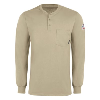 Bulwark FR 7 oz Cotton L / S Henley