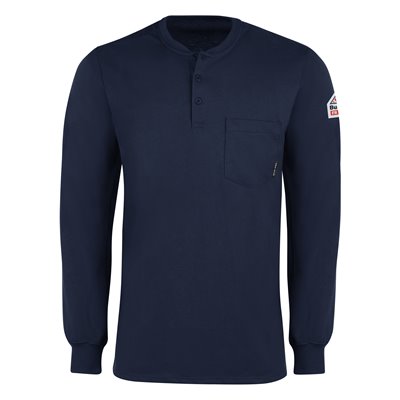 Bulwark FR 7 oz Cotton L / S Henley