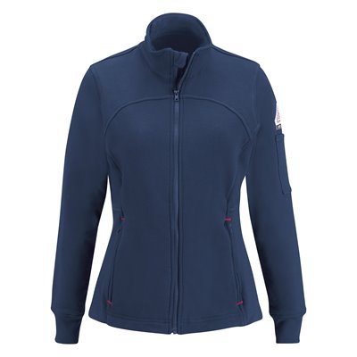 Bulwark FR Ladies 12.5 oz Cotton Fleece Zip-Up Jacket