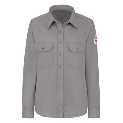 Bulwark FR Ladies 7 oz 88 / 12 L / S Uniform Shirt