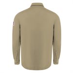 Bulwark FR 6.75oz Flex Knit Button Down Khaki Shirt