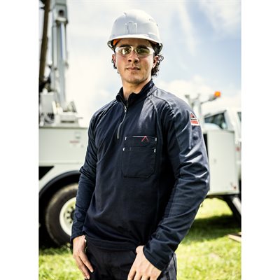 Bulwark FR 1 / 4 Zip Flex Knit