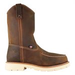 Thorogood 11" American Heritage Trail Crazyhorse Safety Toe - MOC Pull-On Wellington