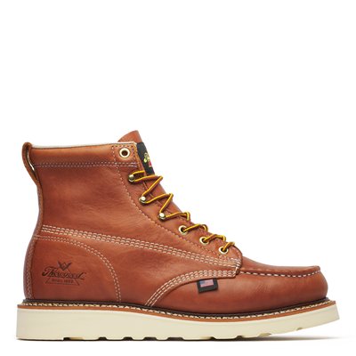 Thorogood 6" American Heritage Tobacco Moc Toe Maxwear Wedge