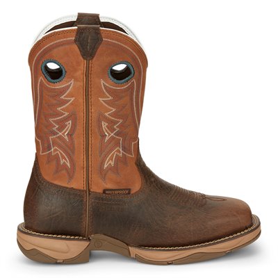 Tony Lama 11" Wide Steel Square Toe Waterproof Work Boot