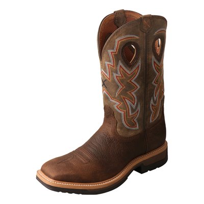 Twisted X Taupe Lite Cowboy Alloy Toe Work Boot