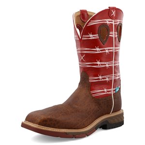 Twisted X 12" Waterproof Nano Toe Western Work Boot